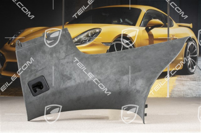 Verkleidung von D-Säule, Alcantara Schwarz, ohne Bose, R