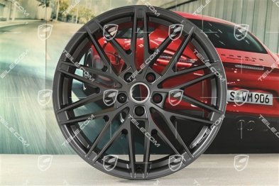 22" komplet felg Macan RS Spyder Design, 9J x 22 ET29 + 11J x 22 ET47, vesuvio grey