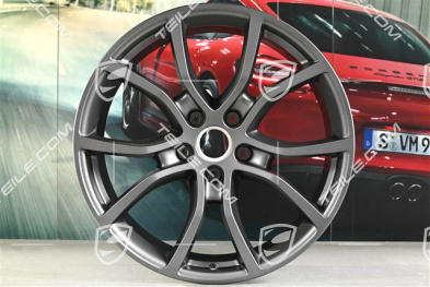 21" Felge Cayenne Exclusive Design, 11J x 21 ET58, vesuvgrau