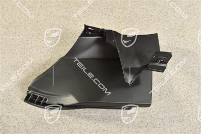 Prowadnica powietrza, czarny mat, dolna, Turbo / GT / Sport Design, R