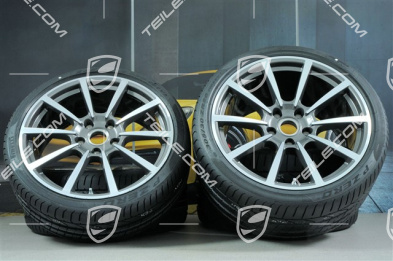 20" koła letnie, komplet Carrera Classic II, felgi 8,5J x 20 ET49 + 11,5J x 20 ET56 + NOWE opony letnie Pirelli 245/35 R20 + 305/30 R20