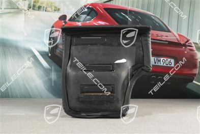 Notsitzkissen, Coupe/Targa, Kunstleder, Schwarz, L