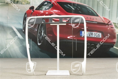 Osłona konsoli środkowej, satynowe aluminium