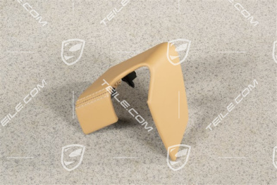 Lederblende, Türgriff, innen, Sandbeige. L