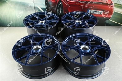 GT4 RS / Spyder RS 20" komplet felg, aluminium, 8,5J x 20 ET61 + 11J x 20 ET50, niebieskie / indigo blue