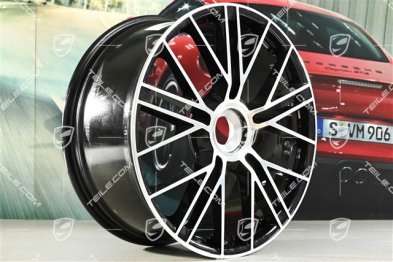 21-inch wheel rim Panamera Turbo S, 9,5J x 21 ET71, black high gloss