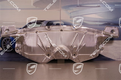Rear muffler heat protection