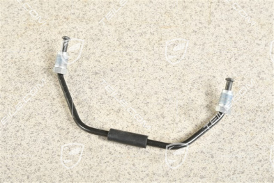 Front brake caliper (Silver / Black) connecting line, L