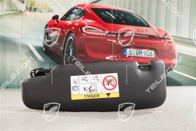 Osłona przeciwsłoneczna, Coupé, czarna, R (uszkodzony)