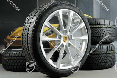 19" Boxster S koła zimowe komplet, felgi 8J x 19 ET57 + 10J x 19 ET45, opony zimowe Continental WinterContact TS 830P 235/40 R19 + 265/40 R19