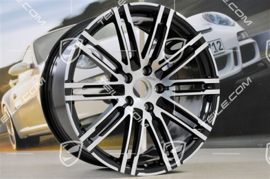 21-inch rims set Turbo III, facelift, 10J x 21 ET50, black high gloss