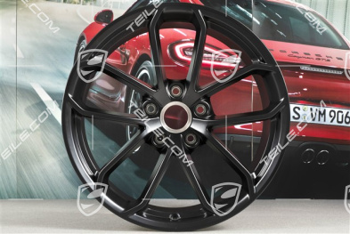 20" Felgensatz 718 Cayman GT4, Felgen 8,5J x 20 ET61 + 11J x 20 ET50, schwarz seidenmatt