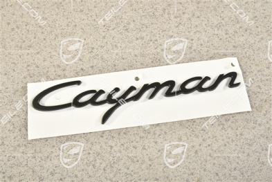 Abzeichen / Emblem Aufkleber Cayman, Schwarz