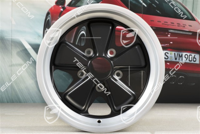 15" Felga Fuchs 7J x 15 ET23,3, z czarnymi ramionami