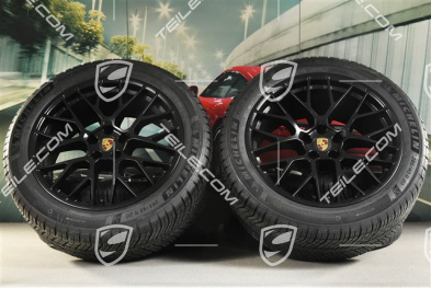 20-inch "RS Spyder Design" winter wheels set, rims 9J x 20 ET26 + 10J x 20 ET19, Michelin Pilot Alpin 5 SUV winter tyres 265/45 R20 + 295/40 R20, with TPMS, black satin mat