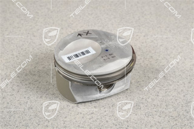 Piston complete with piston rings, snap rings / circlips, piston pin / Cyl. 1-4 554-559 G, GTS / S