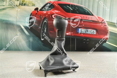 Spyder RS, Gałka zmiany biegów z mieszkiem, PDK, skóra czarna