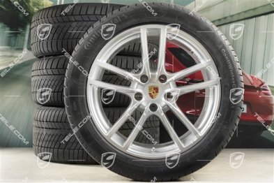 20-inch Cayenne Sport winter wheel set, rims 9J x 20 ET50 + 10,5J x 20 ET64 + NEW Continental winter tyres 275/45 R20 + 305/40 R20, with TPMS