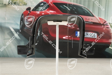Tail pipe cover trim, Black matte, GTS/GT4, L