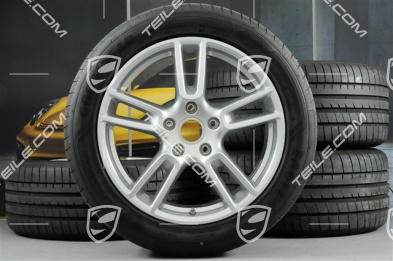 19" Koła letnie, komplet "Panamera", felgi 9J x 19 ET64 + 10,5 J x 19 ET62 + opony letnie Goodyear Eagle 265/45 R19 + 295/40 R19