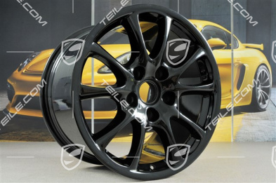 18" Felge GT3 2004, 11J x 18 ET63, Schwarz Hochglanz