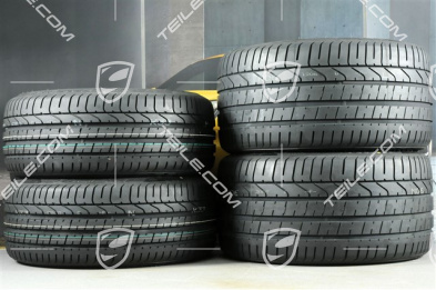 20" koła letnie, komplet 911 Turbo S Exclusive Design, felgi 11,5J x 20 ET56 + 9J x 20 ET51 + opony letnie 305/30 ZR20 + 245/35 ZR20, czarny wysoki połysk