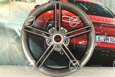 21" Felge Mission E Design, 11,5J x 21 ET66, Platinum Seidenmatt
