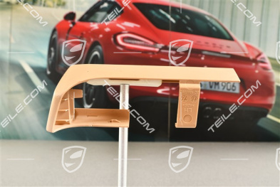 Seat rail cover, Luxor Beige, Rear, L