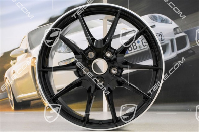 20" Felge, Carrera S III, Felgenstern schwarz hochglanz, 8J x 20 ET57