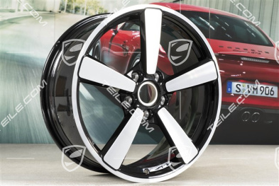 20-inch Carrera Exclusive wheel rim, 8,5J x 20 ET53, black high gloss