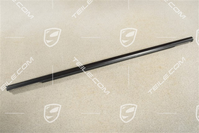 Listwa ozdobna, pakiet aluminium, czarna, tylna, dolna, L