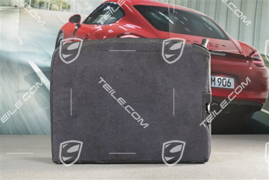 Back seat backrest, leather, metropole blue, Coupe, R