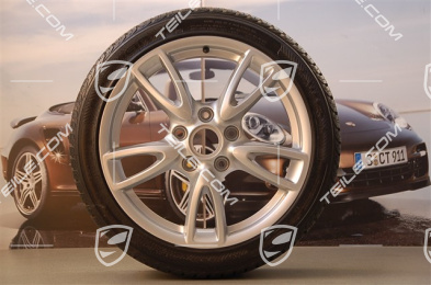 18" Winterräder Satz Carrera IV, Felgen 8J x 18 ET57 + 11J x 18 ET51 + NEUE Reifen 235/40 R18 + 295/35 R18