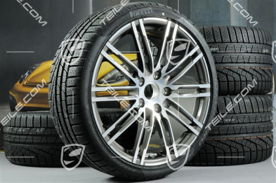 20-inch Turbo III winter wheel set, 8,5J x 20 ET51 + 11J x 20 ET70 + NEW Pirelli winter tyres 245/35 ZR20 + 295/30 ZR20, with TPMS