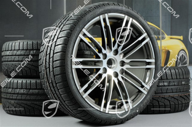 20-inch Turbo III winter wheel set, 8,5J x 20 ET51 + 11J x 20 ET70 + NEW Pirelli winter tyres 245/35 ZR20 + 295/30 ZR20, without TPMS