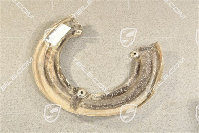 Rear axle disc brake protective plate, L=R