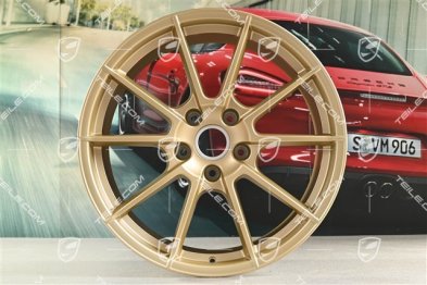 20" komplet felg "Spyder" / "718 Sport", felgi 8,5J x 20 ET57 + 10,5J x 20 ET47, Aurum satynowy półmat