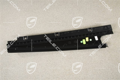 B-Säule Außen Blende, Hinten, Schwarz, R