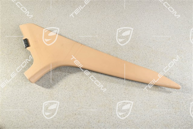 Mittelkonsole, Blende, seitlich, Leder Luxorbeige, R