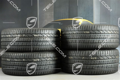 21-inch "Sport Classic" black (high gloss) summer wheels set, rims 9J x 21 ET26 + 10J x 21 ET19, Pirelli PZero summer tyres 265/40 R 21 + 295/35 R 21, with TPMS
