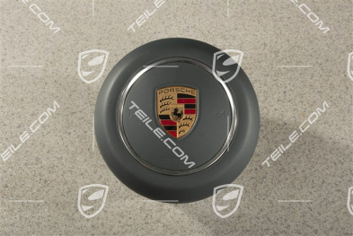Steering wheel Airbag unit, leather Graphite Blue