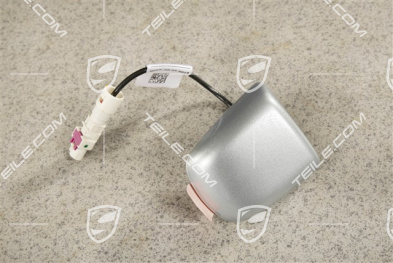 Antena GPS, rhodium silver metallic