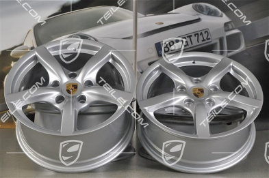 17" Cayman II Felgensatz, vorne 7J x 17 ET55 + hinten 8,5J x 17 ET40