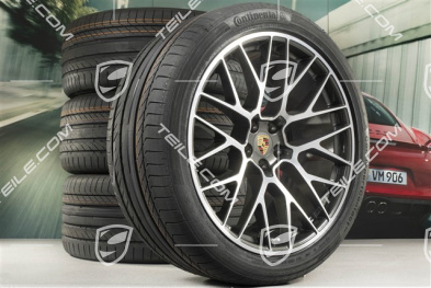 21" koła letnie, komplet, RS Spyder Design, felgi 9,5J x 21 ET27 + 10J x 21 ET19 + NOWE opony letnie Continental 265/40 R21 + 295/35 R21, z czujnikami ciśnienia