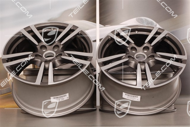 20-inch Turbo II wheel set, 9,5J x 20 ET 65 + 11J x 20 ET68