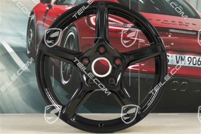 18" Felga Boxster IV, 8J x 18 ET57, czarny wysoki połysk