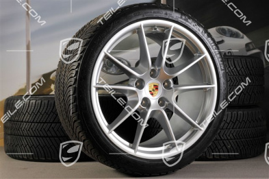 20-inch Carrera S (III) winter wheel set, 8,5J x 20 ET51 + 11J x 20 ET70, winter tyres 245/35 ZR20 + 295/30 ZR20, TPMS