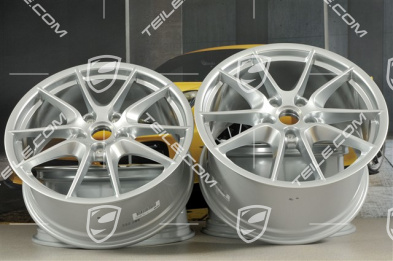 20-inch Carrera S III wheel rim set, 8,5J x 20 ET51 + 11J x 20 ET70, brilliant chrome finish