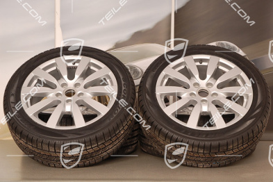 20-inch SportDesign II winter wheel set, wheels rims 9J x 20 ET57 + Pirelli winter tyres 275/45 R20, without TPMS