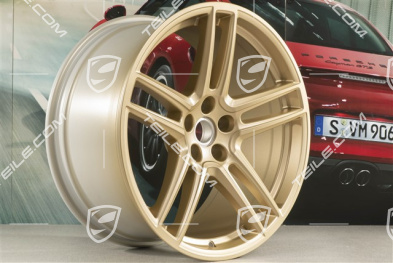 20" Felgensatz "Macan Turbo", 9J x 20 ET26 + 10J x 20 ET19, CMS, Aurum seidenmatt